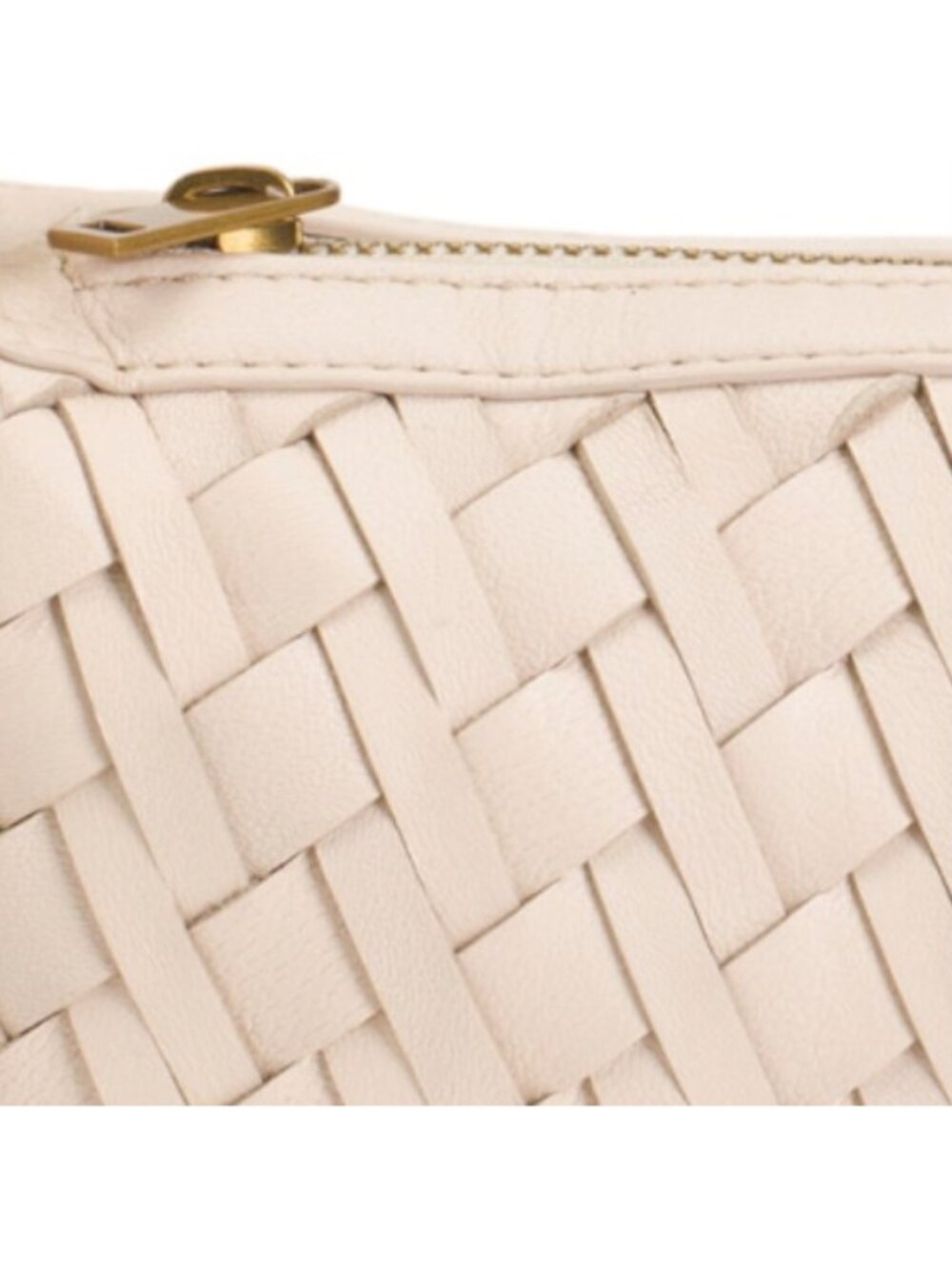 WALTER BAKER Leather Blake Hand Woven Shoulder Bag - Picture 4 of 4
